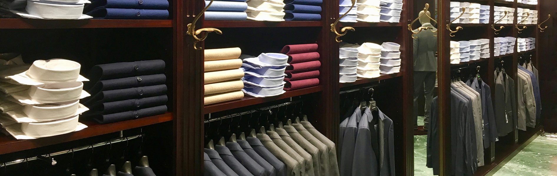 Shelves of Clothing